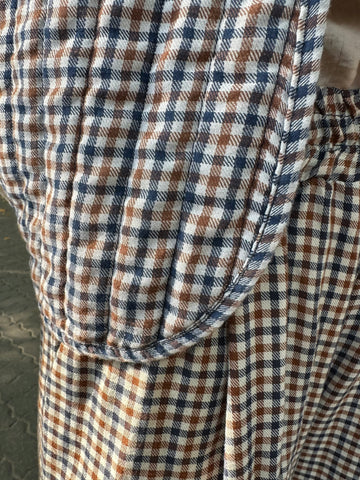 Chaleco acolchado cuadros